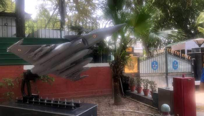 Rafale jet&#039;s replica erected outside IAF chief BS Dhanoa&#039;s residence