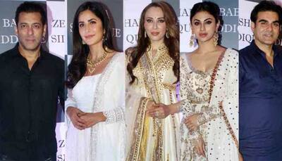 Salman Khan, Shah Rukh Khan, Katrina Kaif, Iulia Vantur attend Baba Siddiqui's Iftar party — Pics