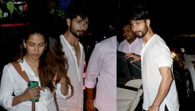 Shahid Kapoor-Mira Rajput go twinning in white on a dinner date—See pics
