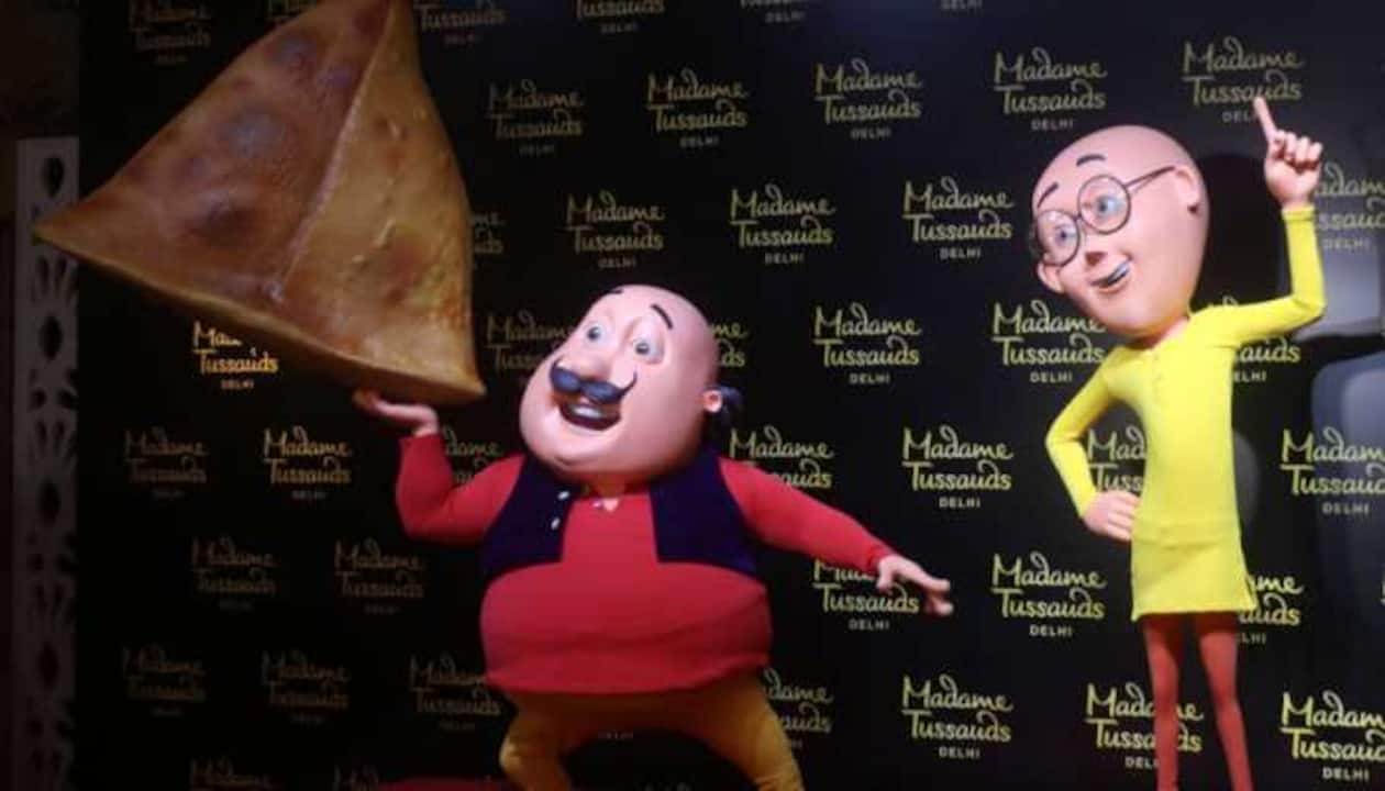 Cartoon characters Motu Patlu find place among stars at Madame Tussauds  Delhi | Television News | Zee News