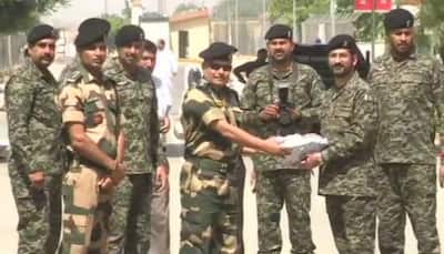 Eid ul Fitr 2019: BSF personnel exchange sweets at borders with Pakistan, Bangladesh