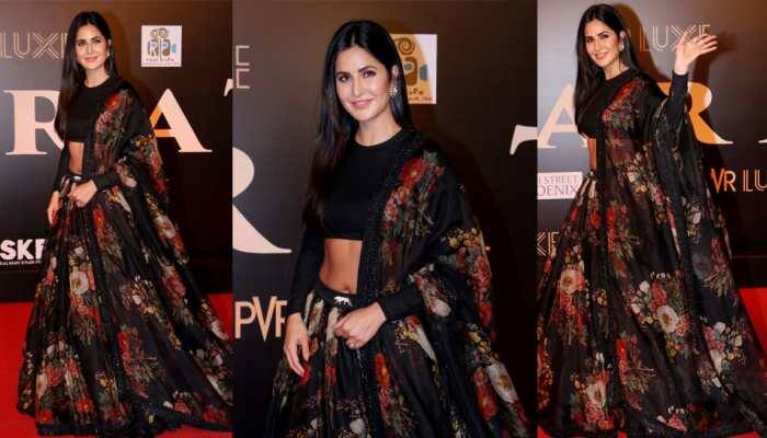 Katrina Kaif spills black magic in Sabyasachi Mukherjee outfit for 'Bharat' screening—Pics