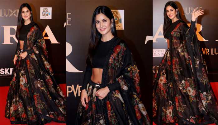 Katrina Kaif spills black magic in Sabyasachi Mukherjee outfit for 'Bharat' screening—Pics