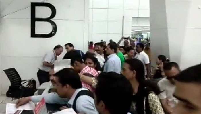 Protests erupt at Delhi airport after Air India denies boarding pass to passengers