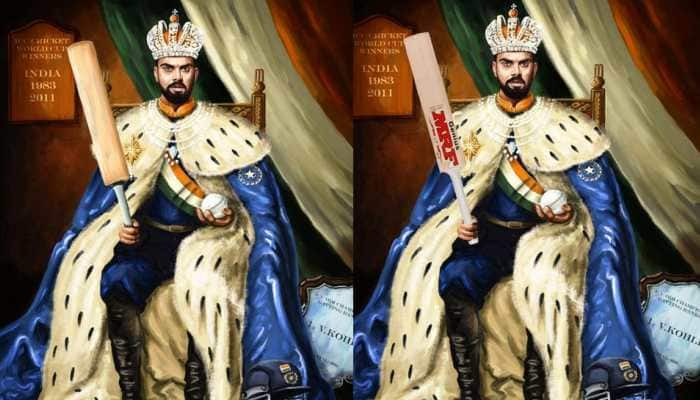 MRF trolls ICC with epic fixes to Virat Kohli&#039;s king-size illustration 