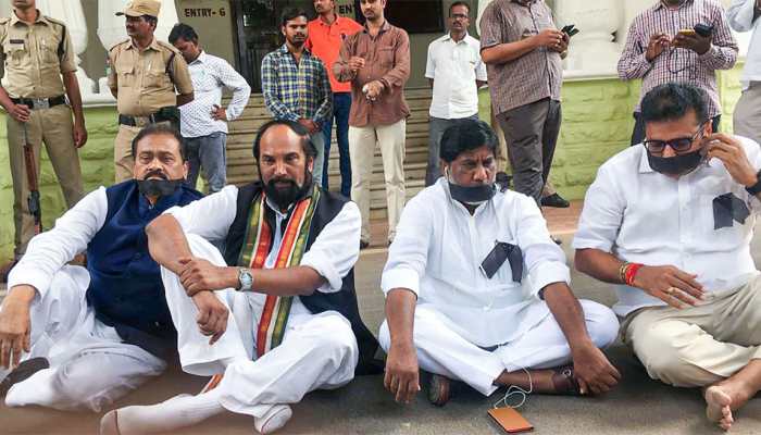 Telangana Assembly Speaker okays 12 Congress MLAs' merger with TRS