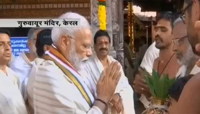 PM Modi offers prayers at Kerala temple before heading off to Maldives, Sri Lanka