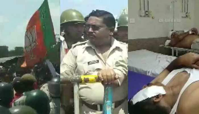 Clashes in Bengal&#039;s North Dinajpur after police stops BJP rally, several injured