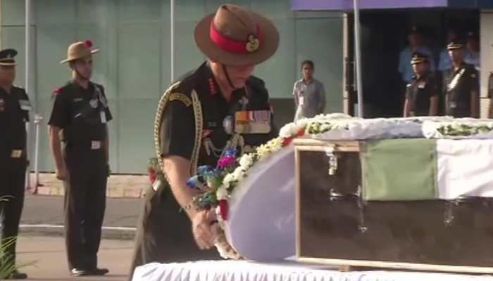 Salute India’s brave son &amp; soldier: Defence Minister, Army chief pay tribute to Army jawan martyred in J&amp;K's Poonch sector