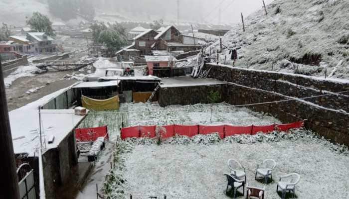 Heatwave in plains, snowfall in Jammu and Kashmir