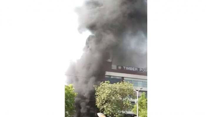 Fire breaks out at a building in Gujarat's Ahmedabad, over 120 rescued safely