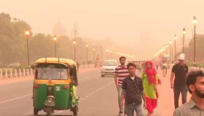 Flight operations suspended at IGI Airport after severe dust storm hits Delhi NCR