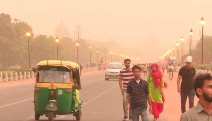 Flight operations suspended at IGI Airport after severe dust storm hits Delhi NCR