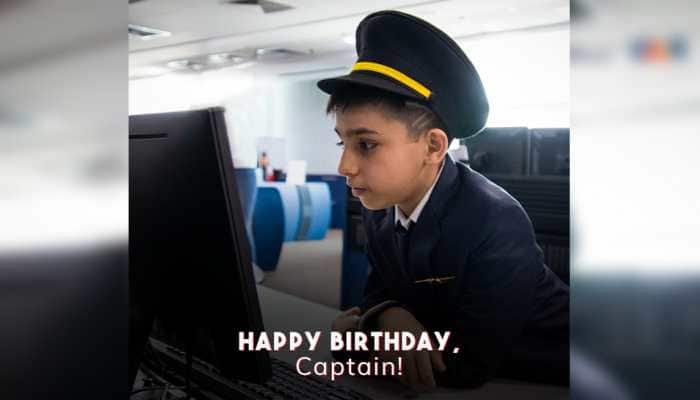 Happy birthday, Captain: Delhi Airport shares snippets of 10-year-old Abeer&#039;s special tour