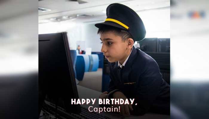 Happy birthday, Captain: Delhi Airport shares snippets of 10-year-old Abeer's special tour