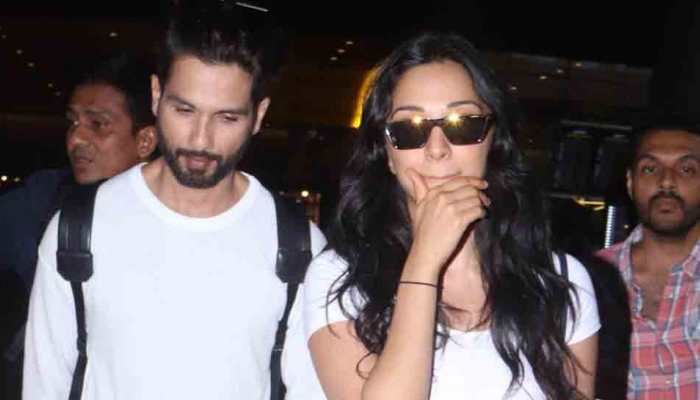 Shahid Kapoor snapped at Mumbai airport with Kabir Singh co-star Kiara Advani — Pics