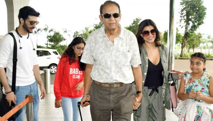 Sushmita Sen flies to Goa with family, boyfriend Rohman Shawl for brother Rajeev's wedding