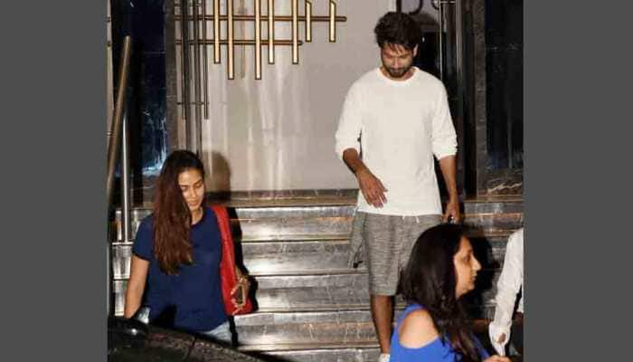 Mira Rajput steps out in denim shorts for dinner date with Shahid Kapoor — Pics