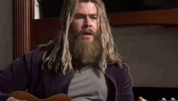 Chris Hemsworth as fat, depressed Thor sings &#039;the saddest song in the world&#039;