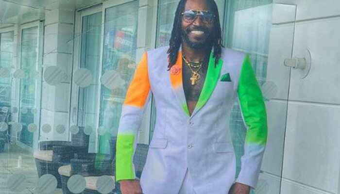 ICC World Cup 2019: Chris Gayle gets a shade of India-Pakistan on his suit 