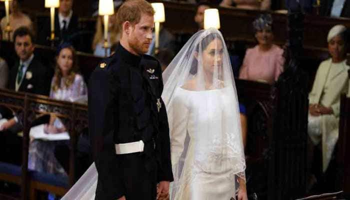 Meghan Markle&#039;s wedding dress on display in Scottish castle