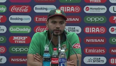 Cricket World Cup 2019: Bangladesh can defeat West Indies only by taking wickets, says skipper Mashrafe Mortaza