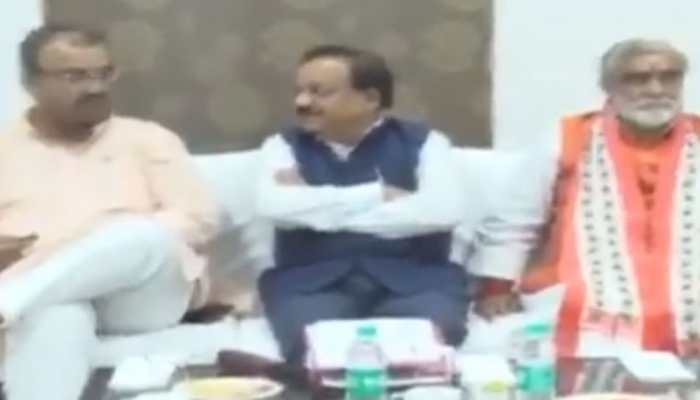 Health Minister Mangal Pandey asks ‘what’s the cricket score?' at a meeting to discuss AES deaths in Bihar