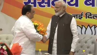 JP Nadda elected working president of BJP, Amit Shah to remain party chief