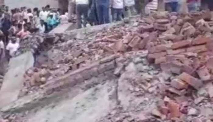 Four-storeyed building collapses in Delhi