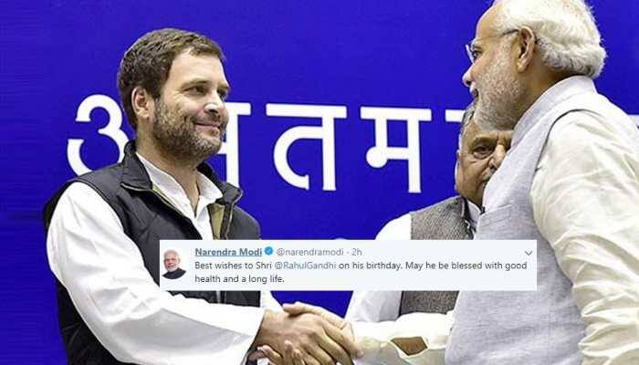 Rahul Gandhi turns 49, PM Modi, Rajnath join others in wishing him good health, long life