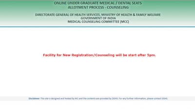NEET counselling 2019: New registration/ counselling from 5 pm today, check complete schedule