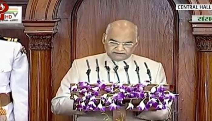 Stronger economy, women empowerment, combating terrorism: Key points of President Kovind&#039;s joint address to Parliament