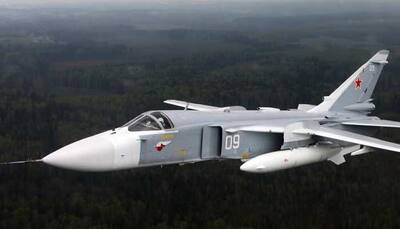 Russian Sukhoi Su-24M fighters destroy 30 'enemy targets' during wargame