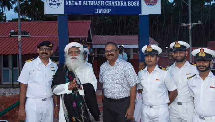 Andaman and Nicobar Command celebrates International Yoga Day with Sadhguru