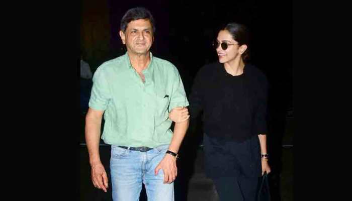 Deepika Padukone refuses to let go of father Prakash Padukone's hand at airport — Pics