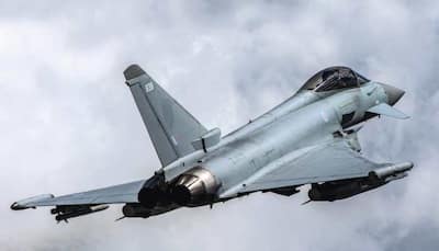 UK RAF Eurofighter Typhoon jets intercept Russian Sukhoi Su-30 fighters near Estonian airspace