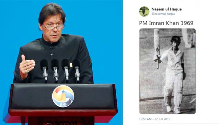 Pakistan PM's aide tweets Sachin Tendulkar's photo as that of Imran Khan,  gets trolled on Twitter | India News | Zee News