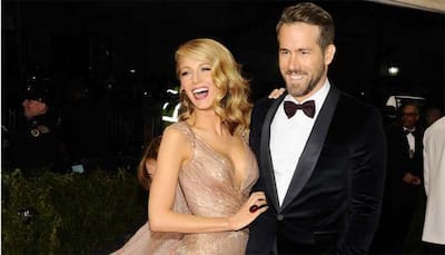 Ryan Reynolds gets a surprise visit by wife Blake Lively in Boston