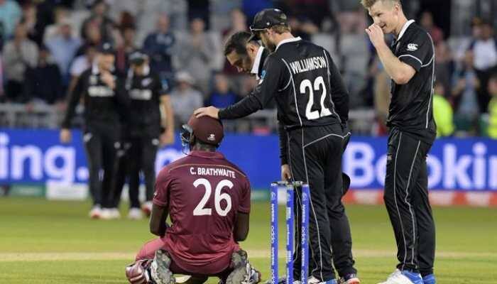 New Zealand players' fitting tribute to Carlos Brathwaite after bombastic ton is winning hearts 