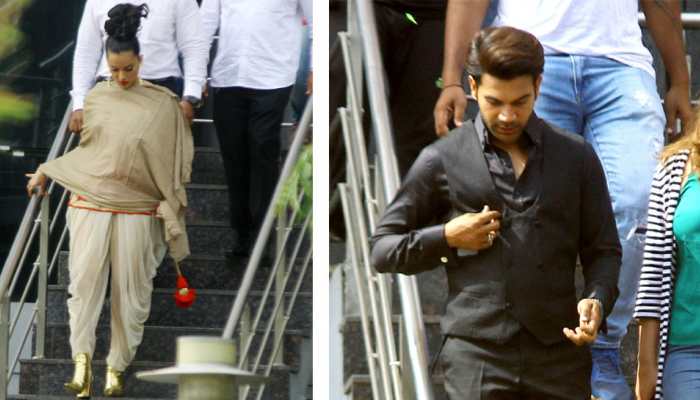 Kangana Ranaut, Rajkummar Rao pics from 'Mental Hai Kya' sets go viral—See inside