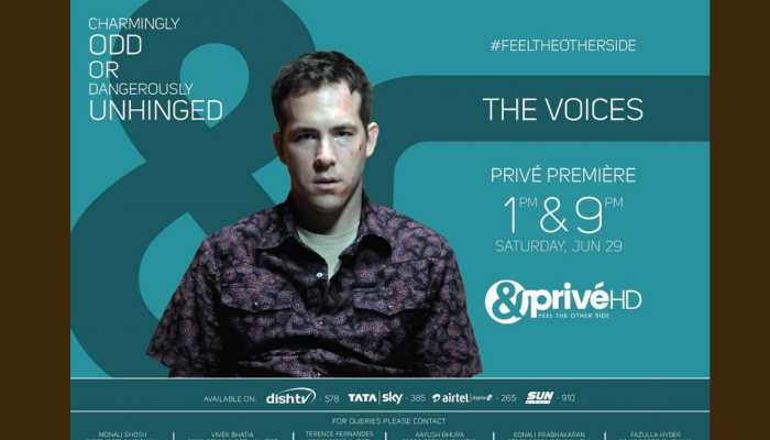 Watch Ryan Reynolds in an unhinged avatar as &amp;PriveHD premieres 'The Voices'