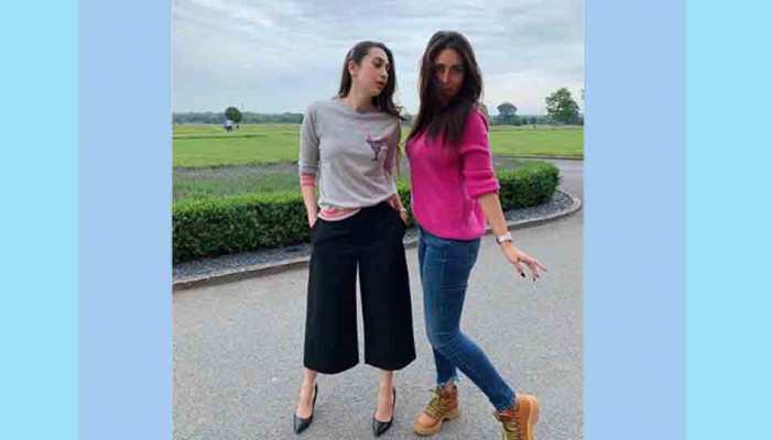 Karisma Kapoor enjoys 45th birthday with sister Kareena Kapoor in Dogmersfield — See pic