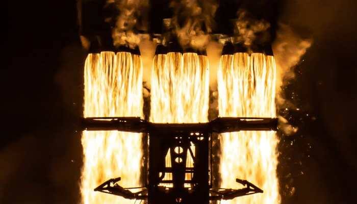 SpaceX Falcon Heavy rocket blasts off with 24 experimental satellites after 'most difficult' launch