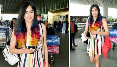 Adah Sharma shows off her colourful mane in style - Pics inside
