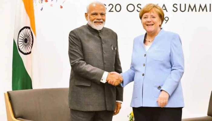 PM Modi meets German Chancellor Angela Merkel, discusses ways to deepen Indo-German ties