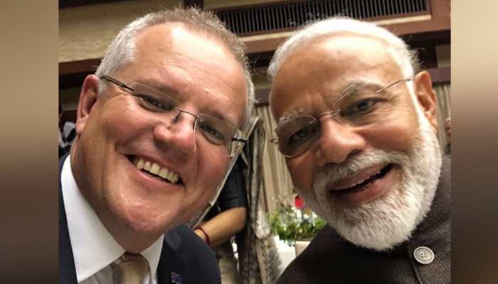 Kithana acha he Modi: Australian PM Scott Morrison tweets selfie with PM Modi at G20 Summit