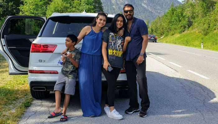 Pics from Ajay Devgn and Kajol&#039;s family vacay in the mountains