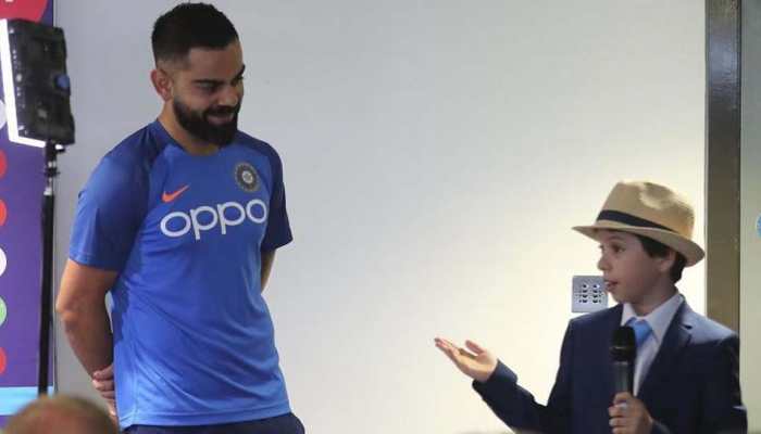 Virat Kohli&#039;s answer to a young girl during the pre-match press conference goes viral-Watch