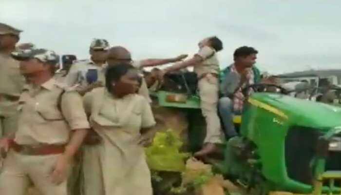 Lady forest official, on drive to plant trees, assaulted with sticks