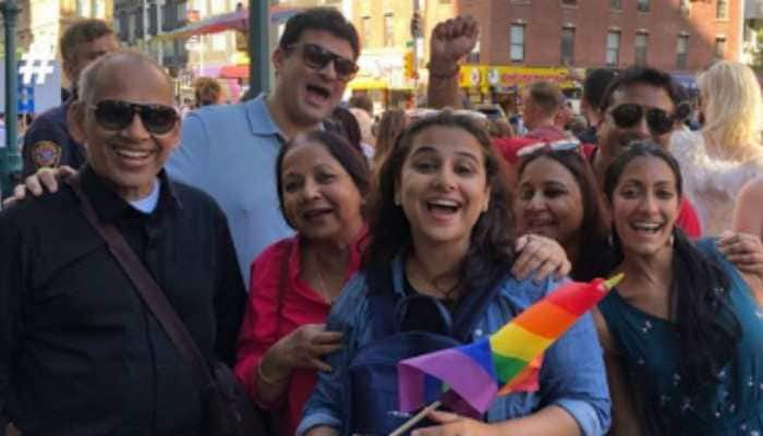 Vidya Balan participates in Pride March during her New York vacation